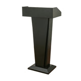 Iron Lectern Podium Stand - Modern Hotel Reception Information Desk for School Training & Lectures. Welcome Paint, Sturdy & Stylish Lecture Table