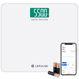 Weight Scale with BMI, Digital Bathroom Scales with 13 inch Lepulse