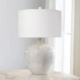 Scandinavian Light Bedroom Bedside Desk Lamp Simple Fabric Ceramic Desk Light Restaurant Bar B&B Lighting Fixture Sofa Side Living Room Study Writing Desk Reading Table Lamp