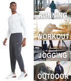 NORTHYARD Men's Fleece Lined Pants Winter Warm Sweatpants Thicken Windproof Pants Track Athletic Running Joggers Workout Gym Darkgrey 2XL