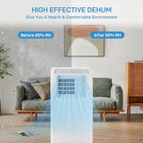 Portable Air Conditioners, 10,000 BTU Room AC Unit Portable With Remote Controller,Up to 450 Sq.Ft, White