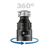InSinkErator Badger 5XP Garbage Disposal, Standard Series 3/4 HP Continuous Feed Food Waste Disposer, Black / Stainless