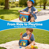 Kids Bike Basket - Bike Basket Front Fits Most Bikes & Scooters - Blue
