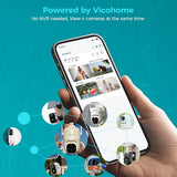 Vicohome Solar Security Camera Wireless Outdoor & Video Doorbell