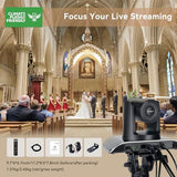 Tenveo HDMI/USB3.0/LAN(PoE) PTZ Camera AI Humanoid & Face Auto-Tracking