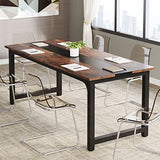 Tribesigns Conference Table, 6FT Meeting Seminar Table Rectangular Meeting Room Table