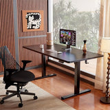 ErGear Height Adjustable Electric Standing Desk, 47.2 x 23.6 Inches Sit Stand up Desk (Black)
