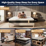 Queen Hybrid Mattress14 Inch,Medium Firm Support for All Sleepers