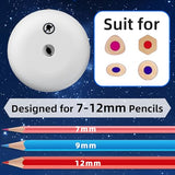 tenwin Fully Automatic Electric Pencil Sharpener for 7-12mm Pencils,