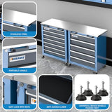 Metal Storage Cabinet System with Lock and Keys,Storage Cabinet System with 3 Wall Cabinet,