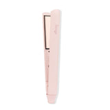 L’Ange Hair Straight Forward Titanium Flat Iron | Professional 2-in-1 Hair Styling Iron | 1" Snag-Free Hair Straightener | Fast Heat-Up, Adjustable Temperature, Auto Shut-Off, Dual Voltage, Blush