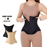 MISTHIN Waist Cincher Corset Sport Girdle Trimmer Corset Double Belt Wrap Waist Trainer Shaperwear Tummy Control Shaper for Women (Black, XX-Large)