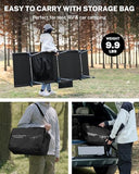Gonex 31.5" Extra Wide Camping Cot with Leg Extenders 2 in 1 Portable Folding Cot for Adults Height Adjustable Supports 350lbs Sleeping Bed for Backpacking Travel Beach Home (Black)