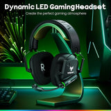 Switch & Mac, Dual-Mode 2.4GHz & Bluetooth Gaming Headphones with Microphone
