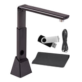 QERTYHJK Portable Adjustable High Speed Book Image Document Camera Scanner Pixel High-Definition Max