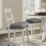 Shinnwa Dining Chair Cushions Set of 6, Dual-Layer Memory Foam Kitchen Chair Cushions