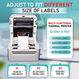 Arkscan 2054K-AP Auto Peel Shipping Label Printer, Separate Label from Backsheet Automatically