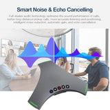 PolaTab Conference Speaker and Microphone, Bluetooth/USB/Dongle Speakerphone w/ 3+1 Mics, 360° Enhanced Voice Pickup