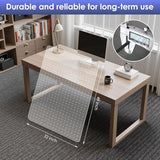 Kuyal Office Chair Mat for Carpet, 2 Pack 32x 49 Clear Heavy Duty Computer Chair Mat