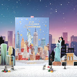 Beauty Advent Calendar 2025 - 12 Days of Perfume Advent Calendar for Women – Luxury Fragrance Gift Set 12 Mini Perfume Sprays – Christmas Gifts Holiday Countdown Gift in Festive New York City Design