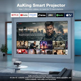 [Now with Netflix & 4000 ANSI] 4K Projector with WiFi and Bluetooth