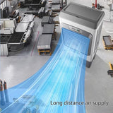 Yajuer Portable Swamp Cooler, Evaporative Air Cooler with 3 Speeds, Industrial Air Conditioner for Indooor Outdoor Patio Garage(75 * 48 * 150cm)