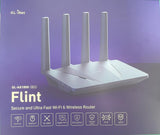 GL.iNet GL-AX1800(Flint) WiFi 6 Router -Dual Band Gigabit Wireless Internet Router | 5 x 1G Ethernet Ports | Up to 120 Devices | OpenVpn&WireGuard GL.iNet