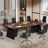 8ft Conference Table, Large Meeting Table for 8-10 People, Business Seminar Furniture for Office Conference Room