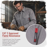 SRsafety Hi Vis FR Shirts for Men 7.0oz Flame Retardant Welding Work Shirt