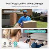 Video Doorbell Camera Wireless, 180° Wide View, 2K HD, No Subscription, AI Human Detection, Head-to-Toe, HDR Night Vision