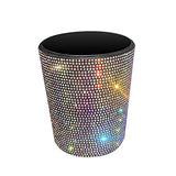 ihreesy Bling Car Garbage Trash Can, Colorful, Polyurethane, Open-Top