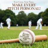 Personalized Baseball Ball with Custom Name, Engraved Ball, Personalized Baseball Gifts for Team, Coach, Player, Senior, Custom Name Award Trophy, Engraved Gift Thank You Coach