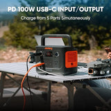 Jackery Solar Generator 240 v2 and 40W Mini Solar Panel, 256Wh LiFePO4 Battery, 300W AC & 100W USB-C Output, Ultra Fast Solar Charging for Outdoors, Camping, Travel & Emergencies