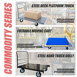 Steel Platform Truck/Smooth Deck Platform Truck Industrial Push Cart 60" L x 24