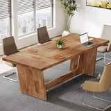 Tribesigns 14-16 People Conference Table, 12 FT Large Rectangular Meeting