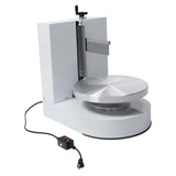 Electric Cake Decorating Machine 4-12 Inch, Adjustable Cake Cream Smooth Coating Decoration Machine with LCD Display, 110-220V (White)