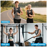 Ragebby Weighted Vest, 16lb for Men, Women with Reflective Stripe, Weight Vests Adjustable for Workout, Strength Training, Running, Fitness, Muscle Building, Weight Loss