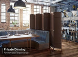 Sorbus 8 Panel Room Divider 6 ft. Tall - Privacy Screen, Extra Wide Double Hinged Panels