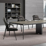 Big & Tall 500 lb. Guest Chair, Leather Reception Chairs with Padded Arm Rest for Waiting Room Office