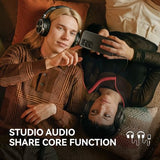 Wired Over Ear Headphones Hi-Res Studio Monitor & Mixing DJ Stereo Headsets with 50mm Drivers and 1/4 to 3.5mm
