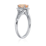 Oseew Morganite Rings for women 14k gold Gold morganite rings for women 10k gold morganite rings for women