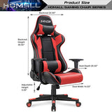 Homall Gaming Chair, Office Chair High Back Computer Chair Leather Desk Chair