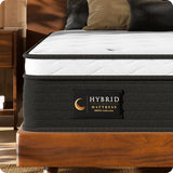 Firm King Mattress 12 Inch - Hybrid Mattress for Spinal Alignment