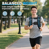 Ragebby Weighted Vest, 16lb for Men, Women with Reflective Stripe, Weight Vests Adjustable for Workout, Strength Training, Running, Fitness, Muscle Building, Weight Loss