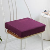 Memory Foam Seat Cushion 45x45cm, Non-Slip Indoor/Outdoor Chair Pad, Comfortable Sofa Pillow for Office, Car, Home - Thick 8cm Square, Purple