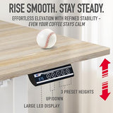 SHW 48-Inch Electric Height Adjustable Standing Desk with Drawer