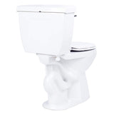 Toilet with Round-Front Chair Height Bowl - Includes Toilet Seat Miseno