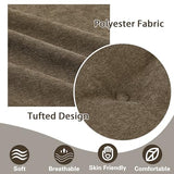 TANYOO Recliner Cushion for Elderly - Patented Dual Seat Cushion for Sagging Recliner Replacement Booster Cushion 20x20x5 Brown