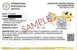 IGI Certified Lab Grown Diamond Stud Earrings
