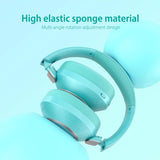 Active Noise Cancelling Headphones, 100H Playtime Headphones Wireless Bluetooth, Bluetooth Headphones with Mic (light green) EAORUL